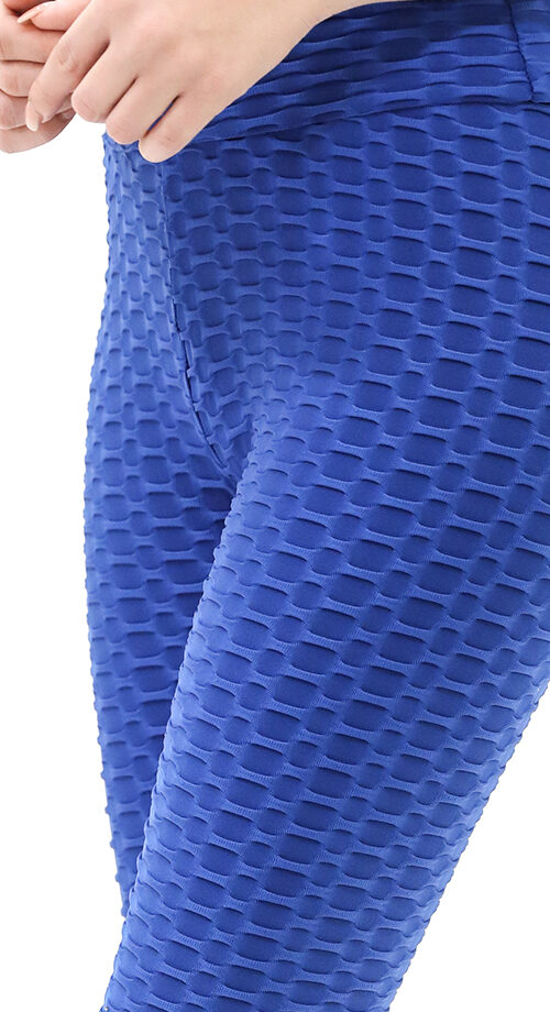 High-Waist Active Push-Up Velocity Yoga Leggings Royal