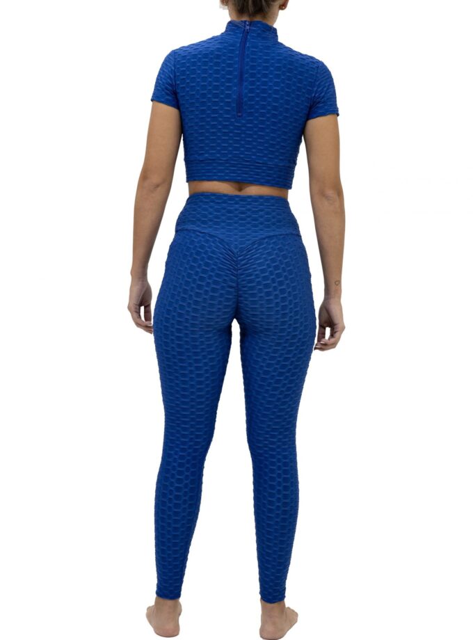 High Waist Push-Up Squad Yoga Pants Royal Leggings and Tops Sets