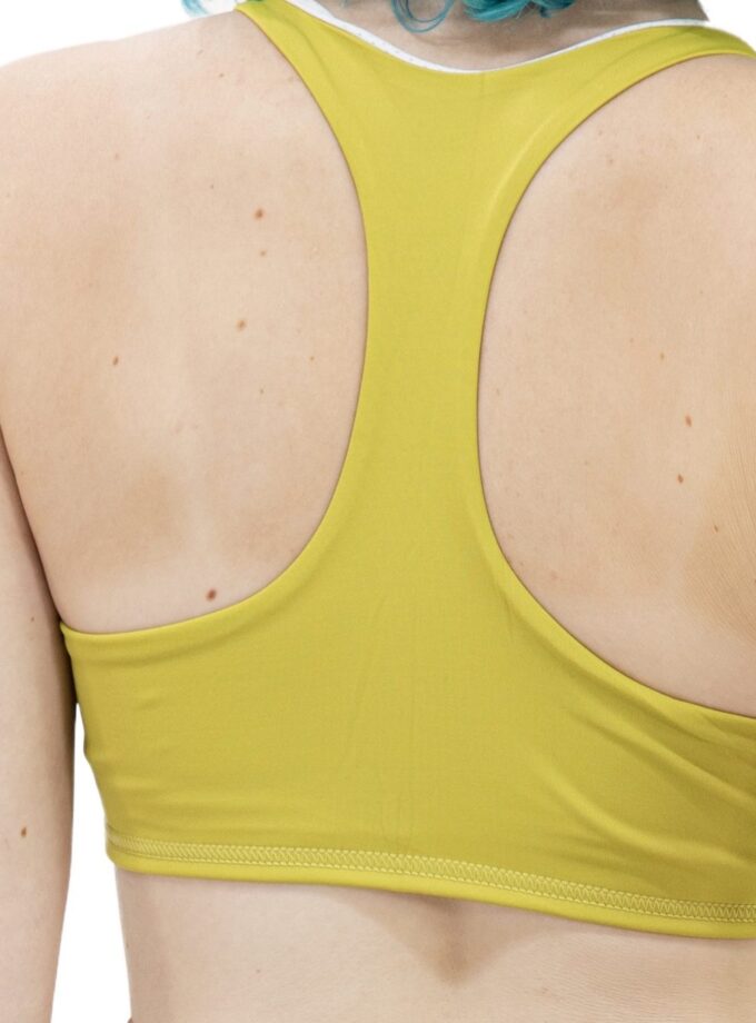 Work-Out Yoga Gym Fitness Golden Lime Sport-BH mit Racerback