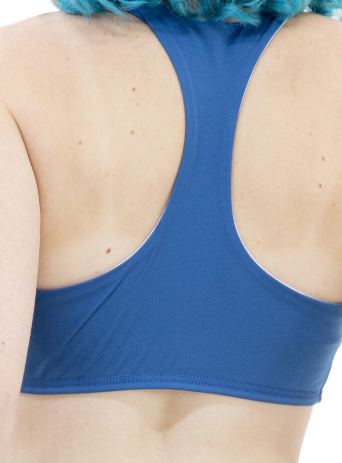 Work-Out Yoga Gym Fitness Space Blue Sport-BH mit Racerback