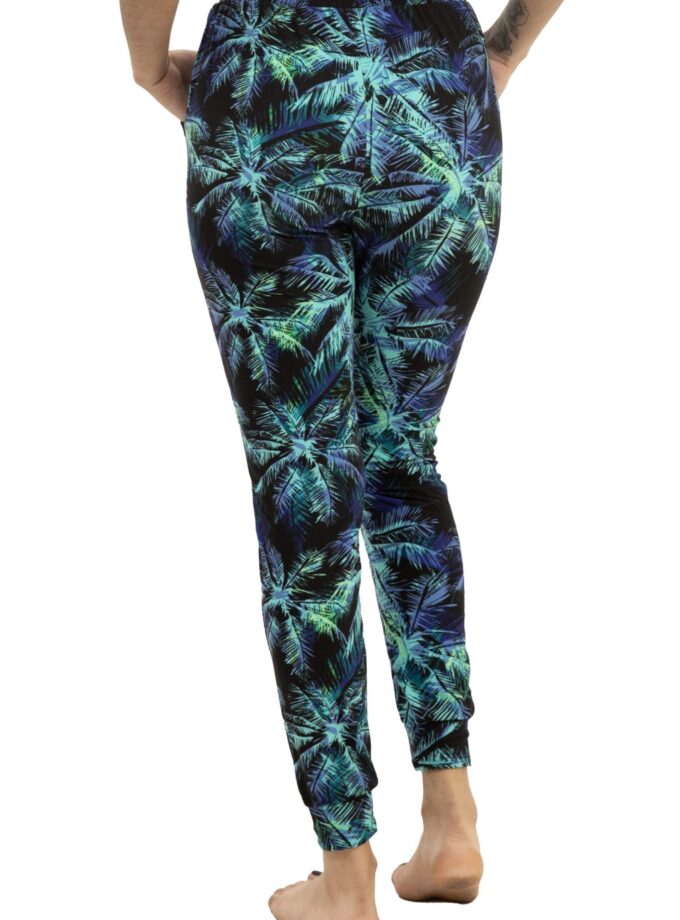 Butterweiche Dschungelpalme Jogginghose mit doppelten Taschen und Kordelzug